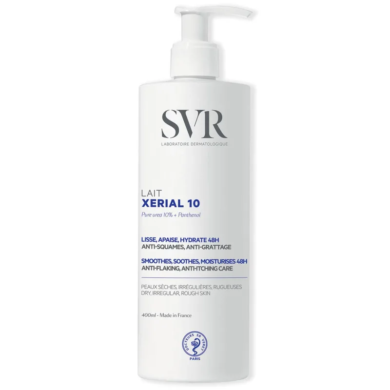 SVR Xerial 10, Lapte hidratant pentru corp pentru netezirea pielii aspre, 400 ml SVR LABORATORIES — preț și oferte