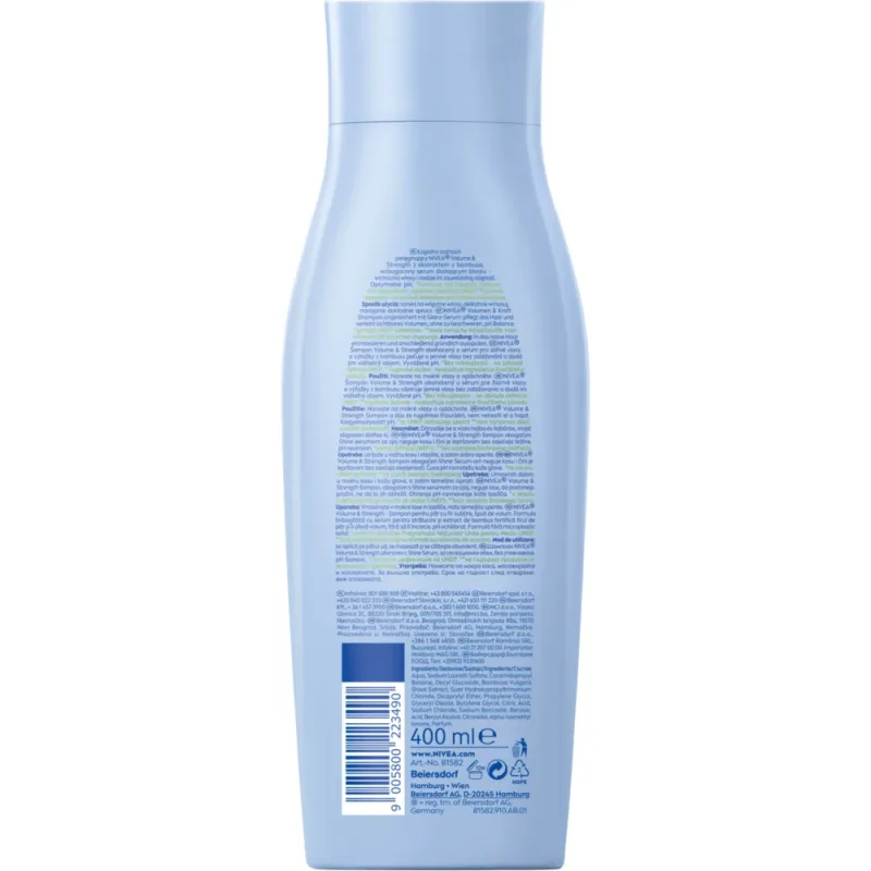 Nivea Volume & Strength, șampon blând, volumizant, 400 ml — preț și oferte