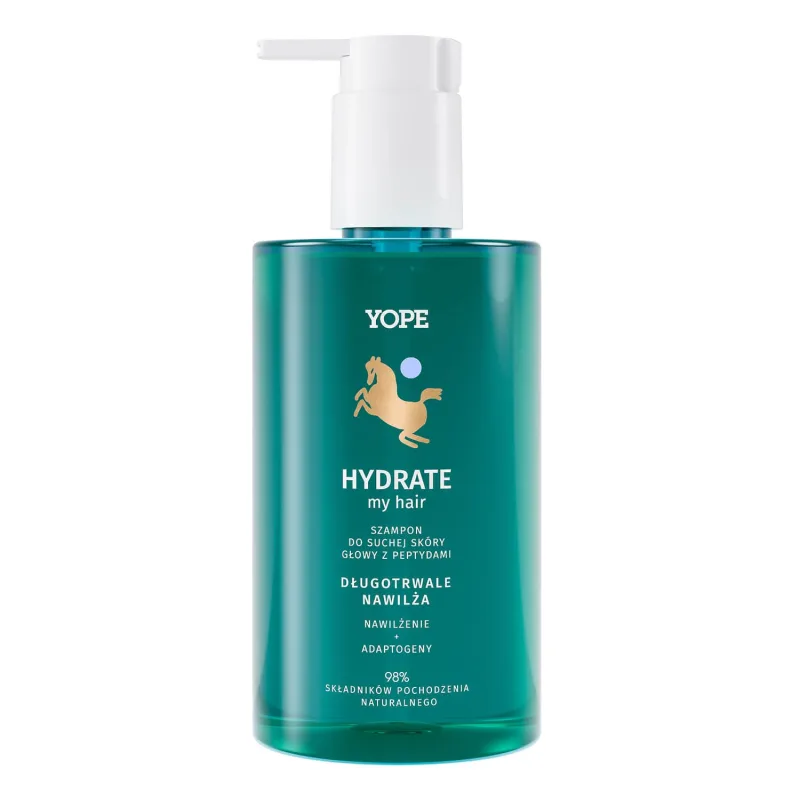 Yope Hydrate My Hair, șampon pentru scalp uscat cu peptide, 300 ml — preț și oferte