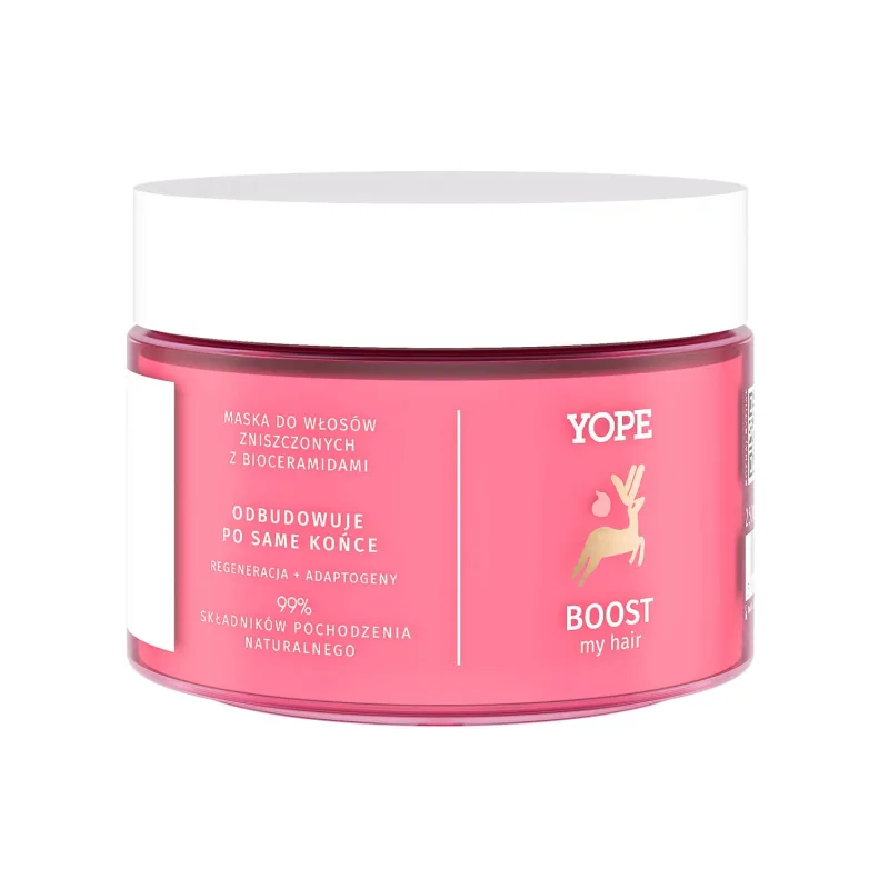 Yope Boost My Hair, Mască pentru părul deteriorat cu bioceramide, 250 ml — preț și oferte