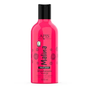 Apis Fruit Shot, gel de duș cu zmeură, 500 ml