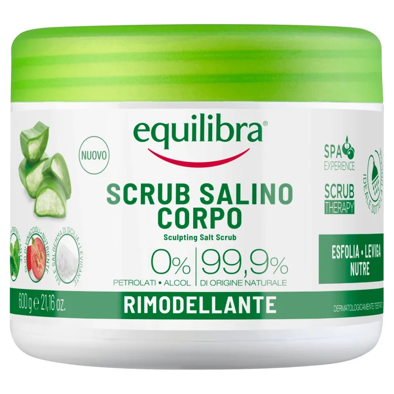 Equilibra Aloe, exfoliant cu sare de modelare, 600 g — preț și oferte