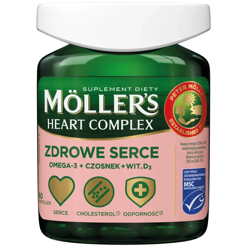 Moller's Heart Complex Healthy Heart, 60 capsule — preț și oferte
