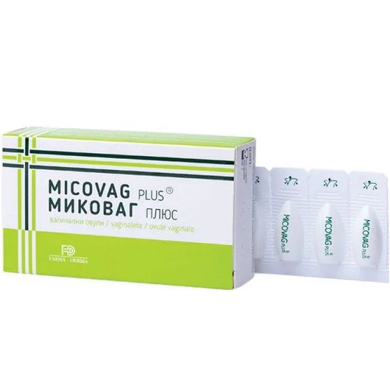 Micovag Plus, ovule vaginale, Farma-Derma — preț și oferte