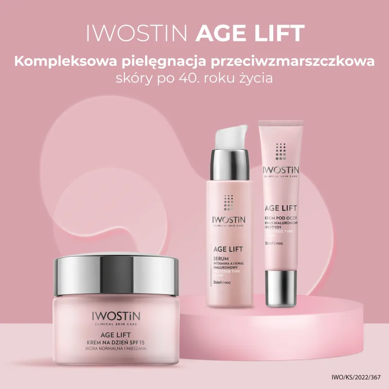 Iwostin Age Lift, Cremă de zi, ten normal și mixt, SPF 15, 50 ml — preț și oferte