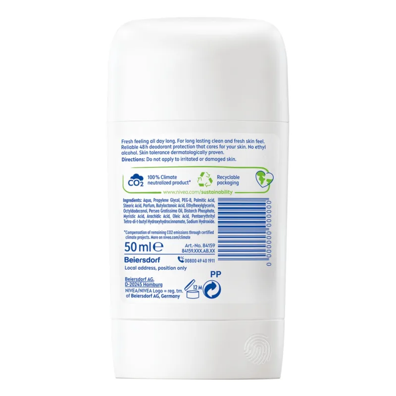 Nivea Fresh Natural, stick antiperspirant, 50 ml — preț și oferte