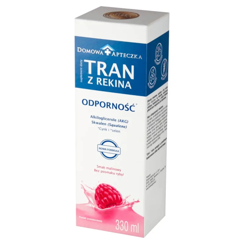 Ulei de rechin, pentru copii cu vârsta peste 3 ani și adulți, aromă de zmeură, 330 ml — preț și oferte
