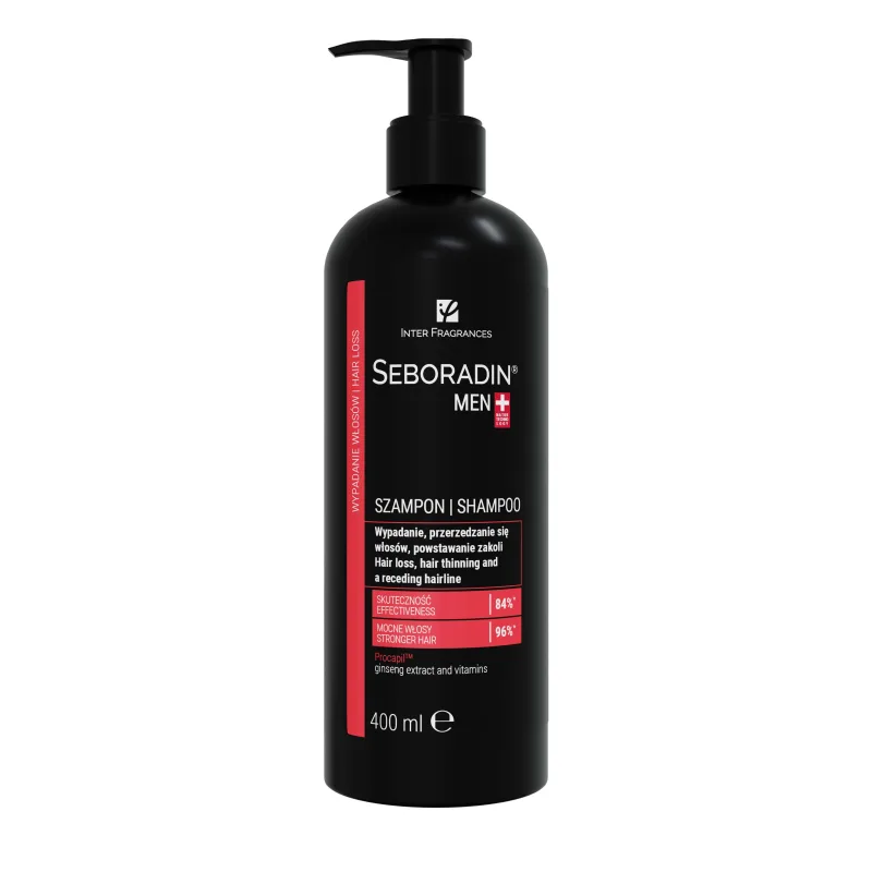 Seboradin Men, șampon împotriva căderii părului, 400 ml — preț și oferte