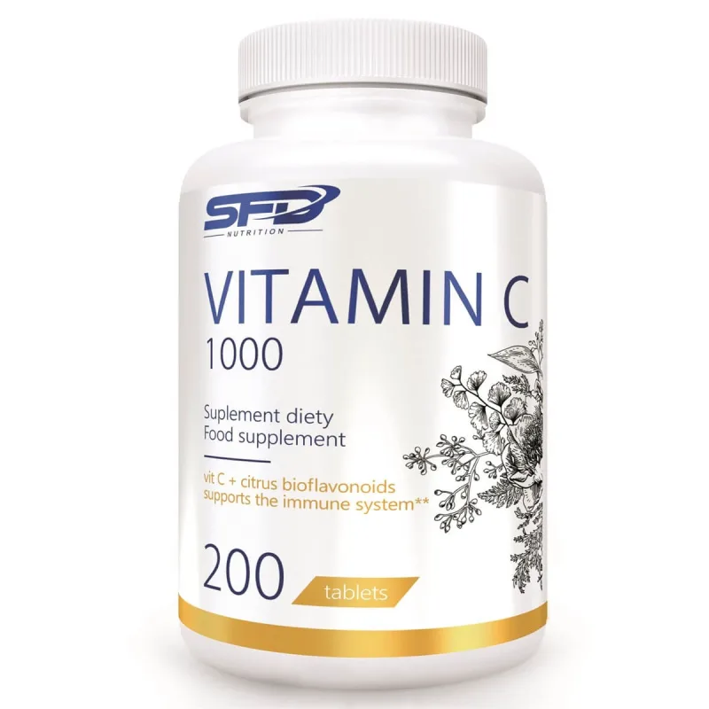 SFD Vitamin C 1000, vitamina C + bioflavonoide, 200 comprimate — preț și oferte