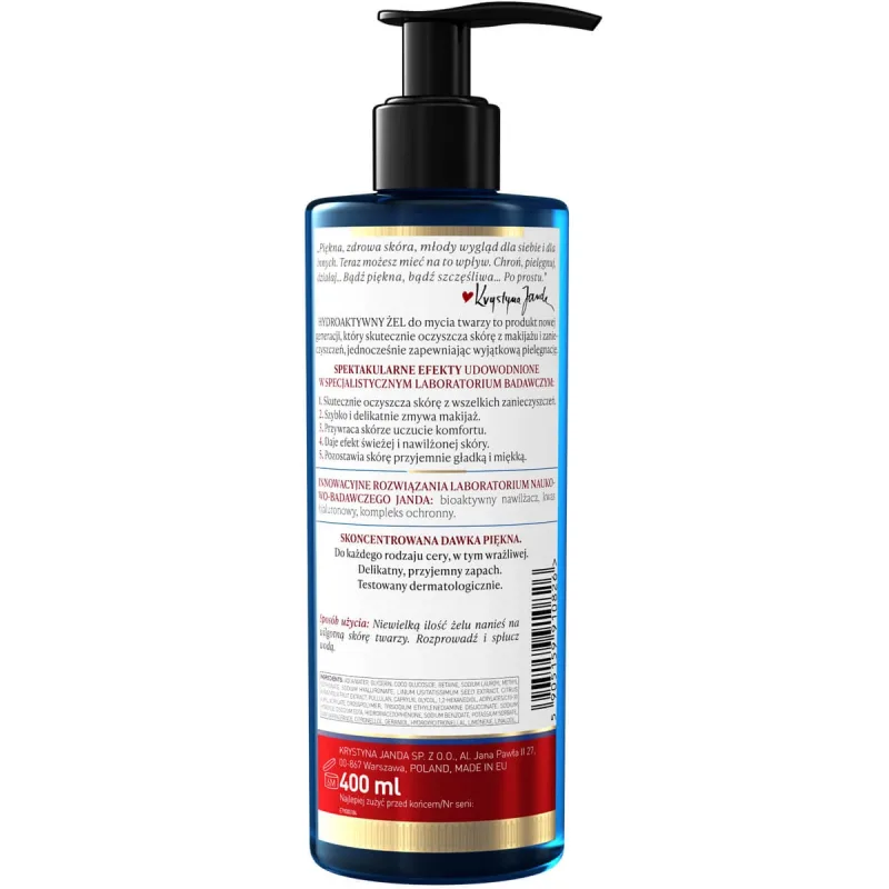 Janda My Clinic Aqualogy, gel hidroactiv, 400 ml — preț și oferte