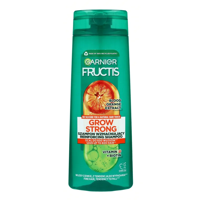 Garnier Fructis Grow Strong, Șampon de întărire pentru părul fin cu tendință de cădere, 400 ml — preț și oferte