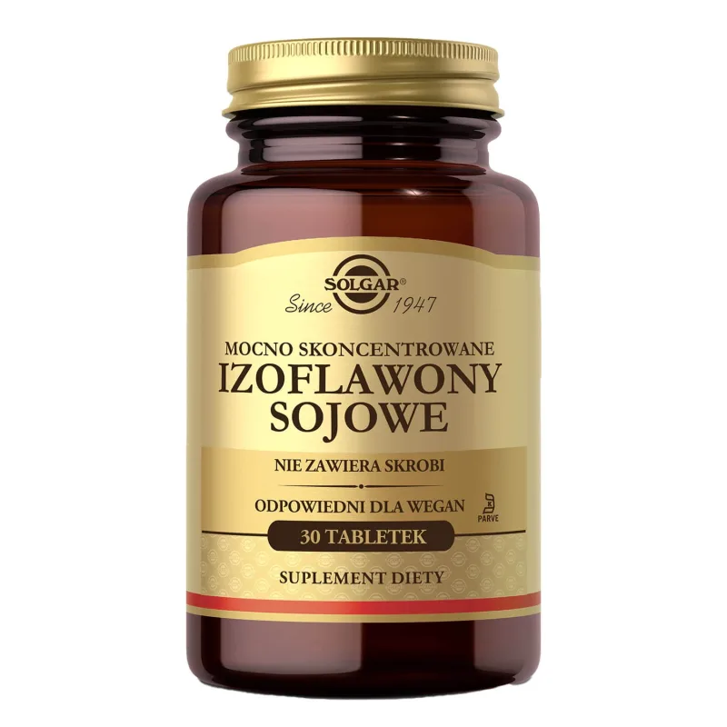 Solgar Isoflavone de soia, foarte concentrate, 30 comprimate — preț și oferte