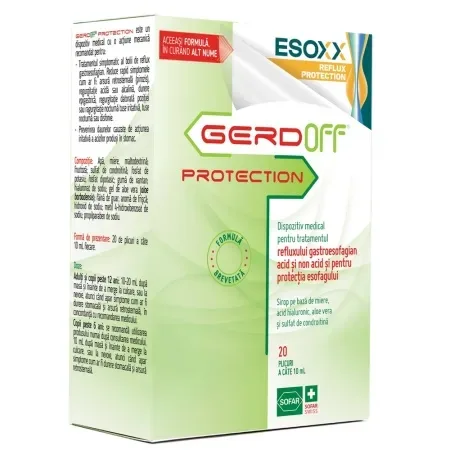Gerdoff Esoxx Protection, 20 x 10 ml, Sofar ALFASIGMAS — preț și oferte