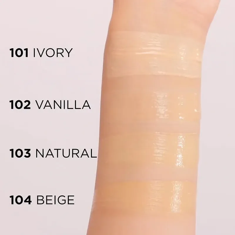 Eveline Cosmetics Satin Matt Foundation, fond de ten matifiant pentru față, 101 Ivory, 30 ml — preț și oferte