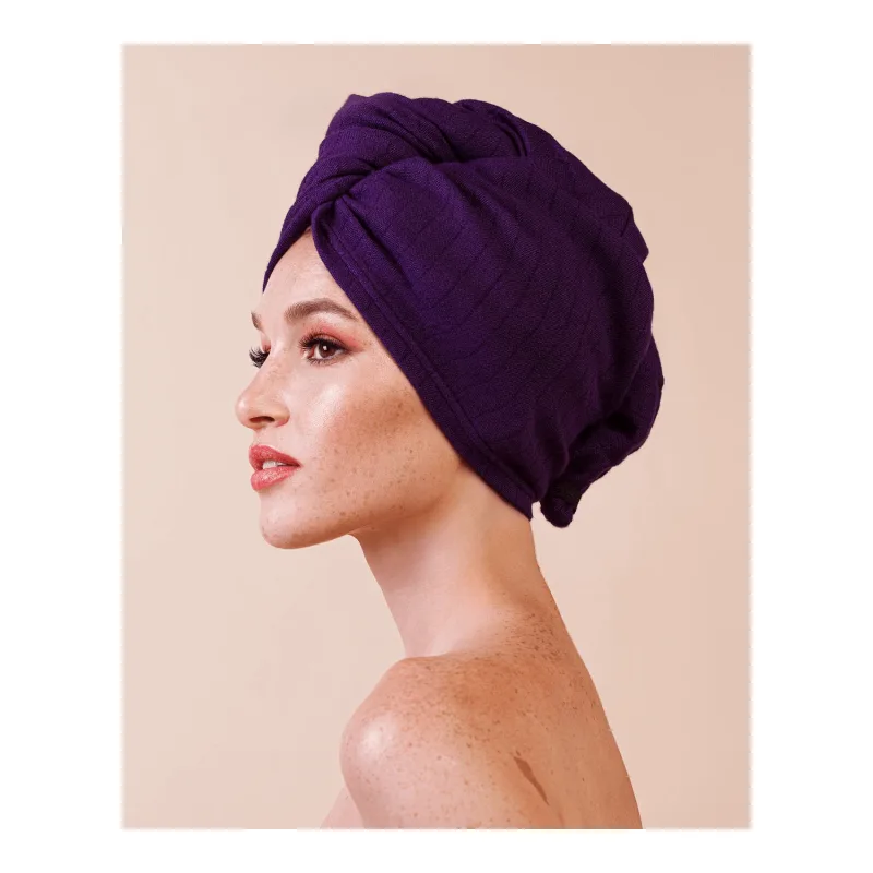 Anwen Dry It Up, turban pentru păr, mov, 1 bucată — preț și oferte
