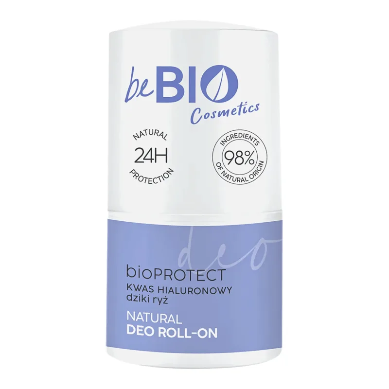 beBIO Ewa Chodakowska, Deodorant natural roll-on bioProtect, acid hialuronic și orez sălbatic, 50 ml — preț și oferte