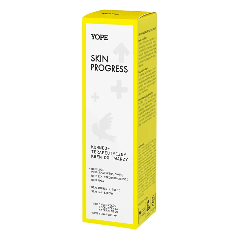 Yope Skin Progress, Cremă de față corneoterapică, 50 ml — preț și oferte