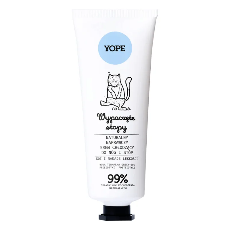 Yope Restful Feet, Cremă răcoritoare naturală pentru picioare și picioare, 75 ml — preț și oferte