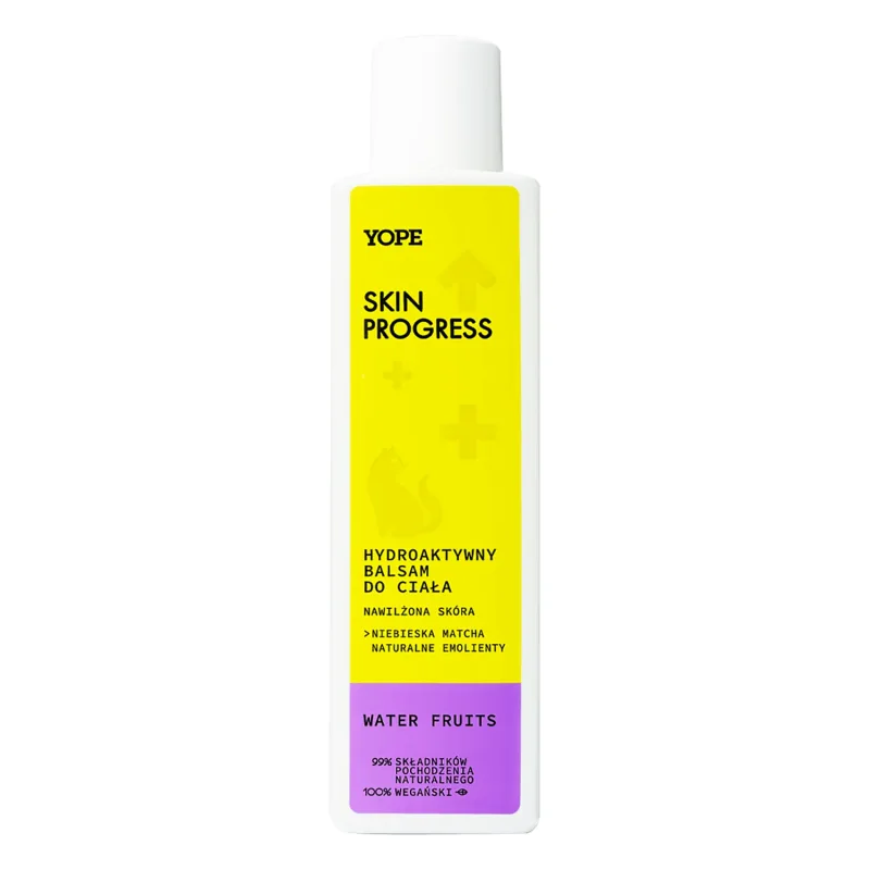 Yope Skin Progress Moisturised Skin, loțiune de corp hidroactivă, fructe de apă, 200ml — preț și oferte