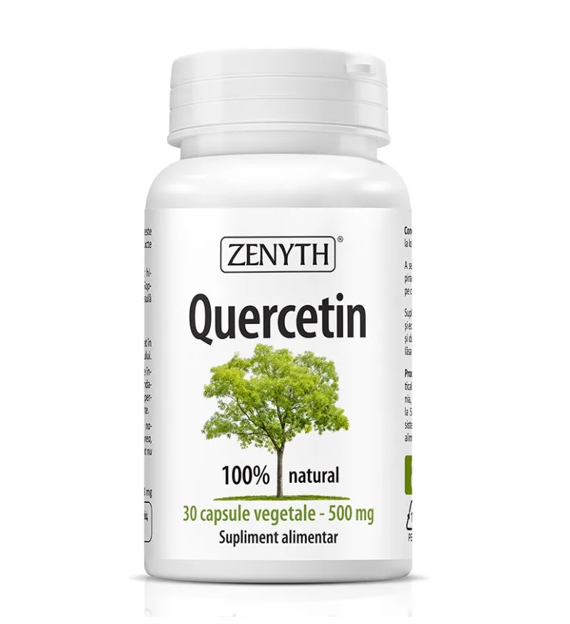 Quercetin 500mg, 30 capsule, Zenyth — preț și oferte