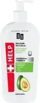 AA Help Natural, Loțiune de corp hrănitoare, piele uscată, avocado, 400 ml — preț și oferte