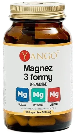 Yango Magnesium 3 forme organice, 90 capsule