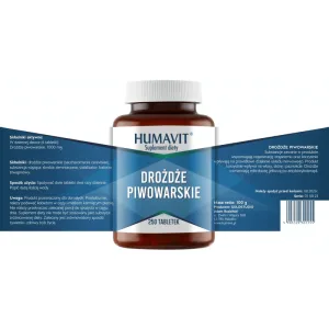 Humavit Drojdie de bere, 250 comprimate