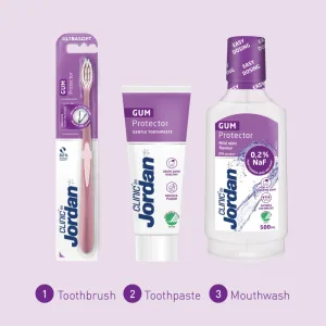 Jordan Clinic Gum Protector, periuță de dinți, Ultrasoft, 1 bucată