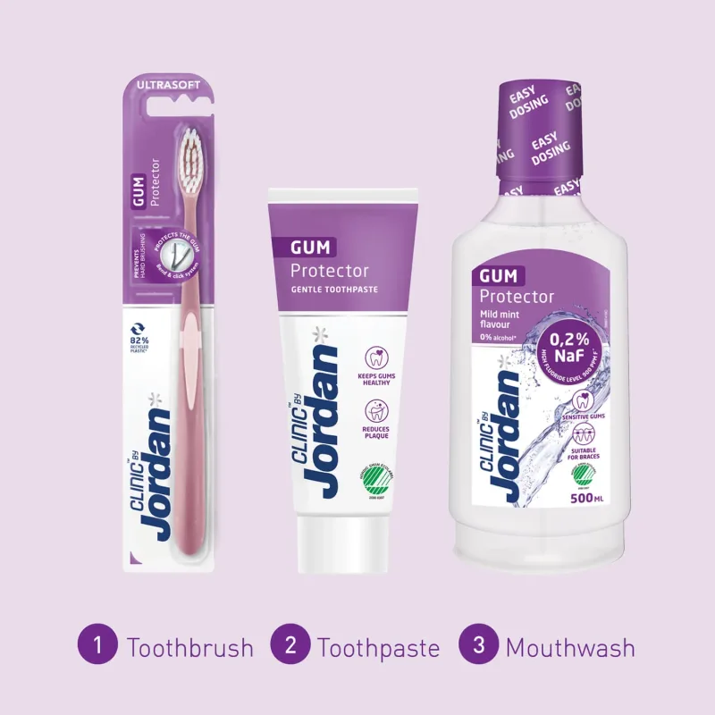 Jordan Clinic Gum Protector, periuță de dinți, Ultrasoft, 1 bucată — preț și oferte