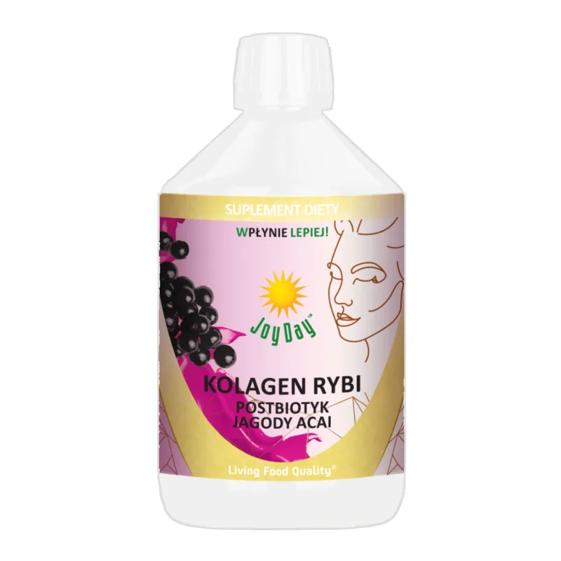 Joy Day Fish Collagen Postbiotic Acai Berry, 500 ml — preț și oferte