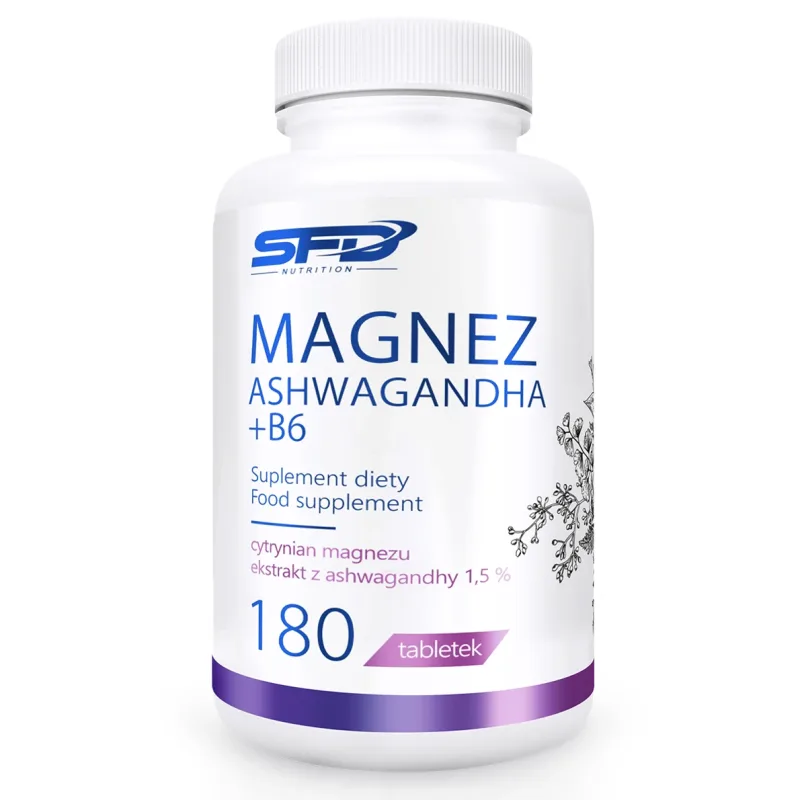 SFD Magnesium Ashwagandha + B6, 180 comprimate — preț și oferte