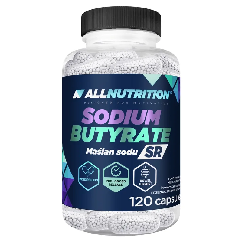 Allnutrition Sodium Butyrate SR, butirat de sodiu, 120 capsule — preț și oferte