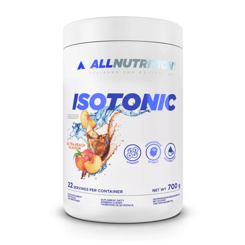 Allnutrition Isotonic, aromă de ceai cu gheață de piersici, 700 g — preț și oferte