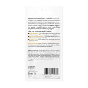 L'Biotica Dermomask, Mască de față cu vitamina C pentru iluminare expresă, 8 ml