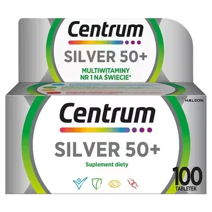Centrum Silver 50+, 100 comprimate — preț și oferte