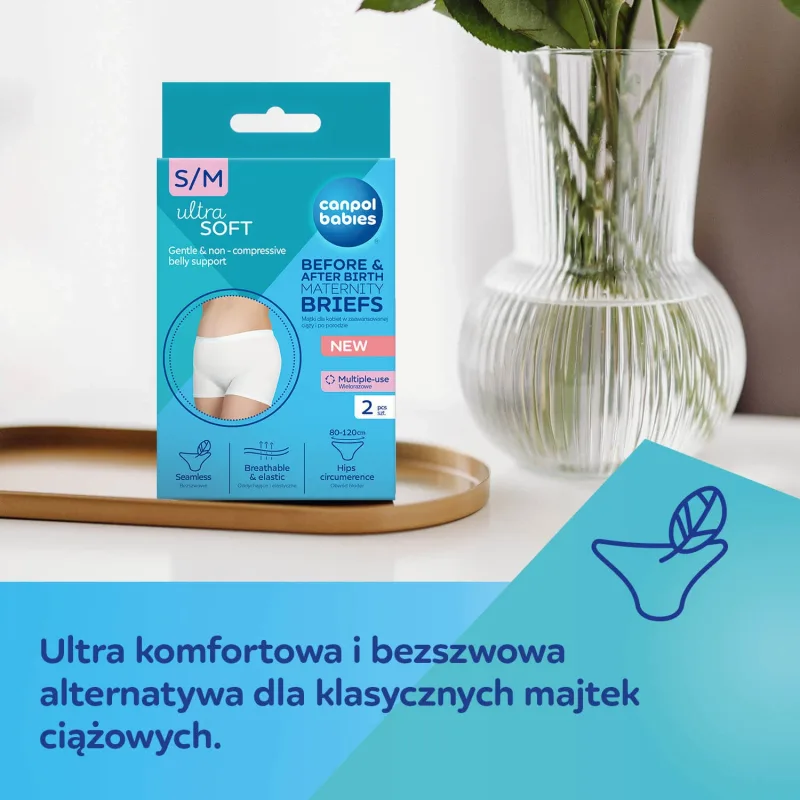 Canpol Babies, chiloți pentru femeile însărcinate și postnatale. 16/001, mărimea L/XL, 2 buc. — preț și oferte