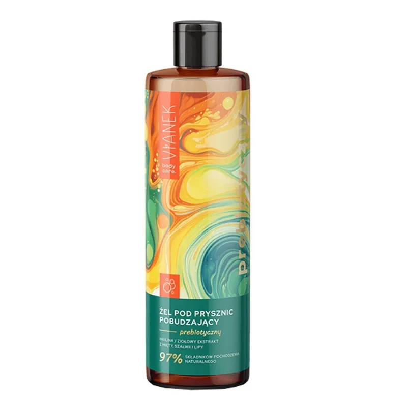 Vianek, gel de duș prebiotic, stimulant, 400 ml — preț și oferte
