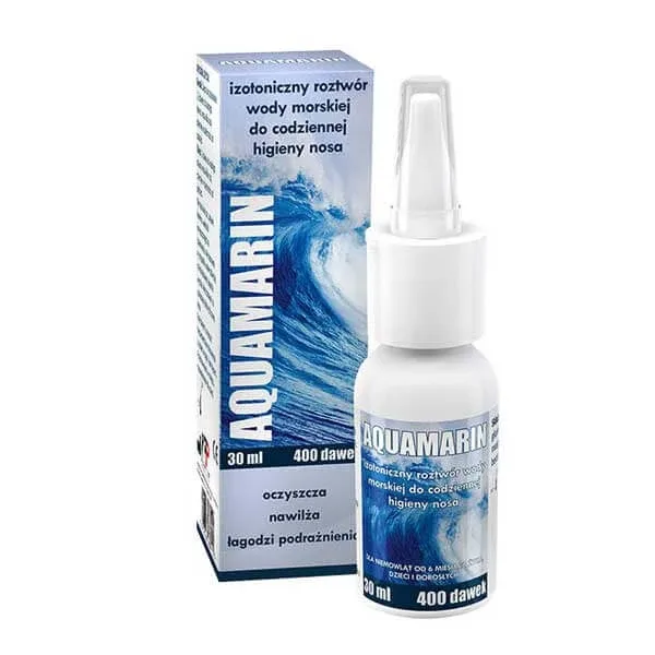 Aquamarin, soluție izotonică de apă de mare pentru nas, 30 ml — preț și oferte