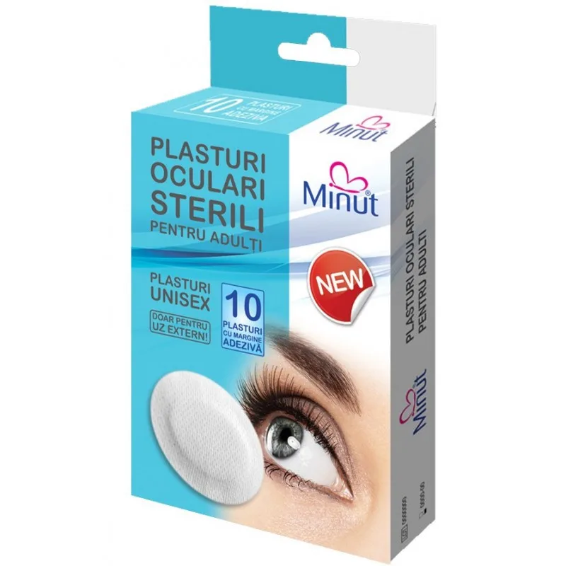 MINUT Plasturi ochi adulti x10 — preț și oferte