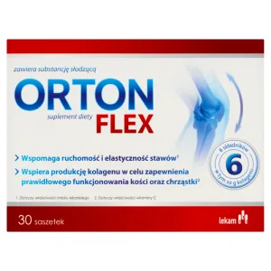 Orton Flex, aromă de coacăze negre, 30 de pliculețe