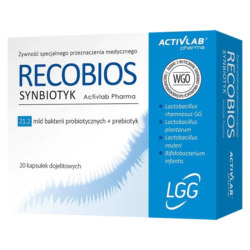 Recobios Synbiotic, 20 capsule gastrorezistente — preț și oferte