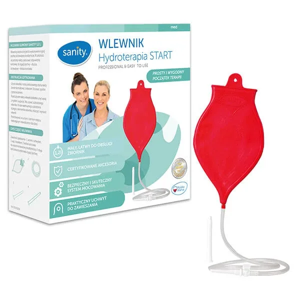Sanity Hydrotherapy Start, infuzor din cauciuc, 1,2 L — preț și oferte