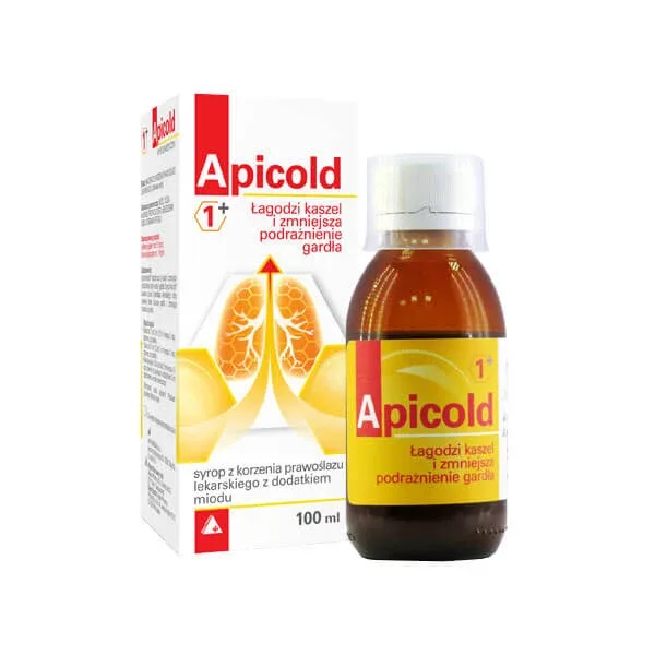 Apicold 1+, un sirop din valeriană cu miere, 100 ml — preț și oferte