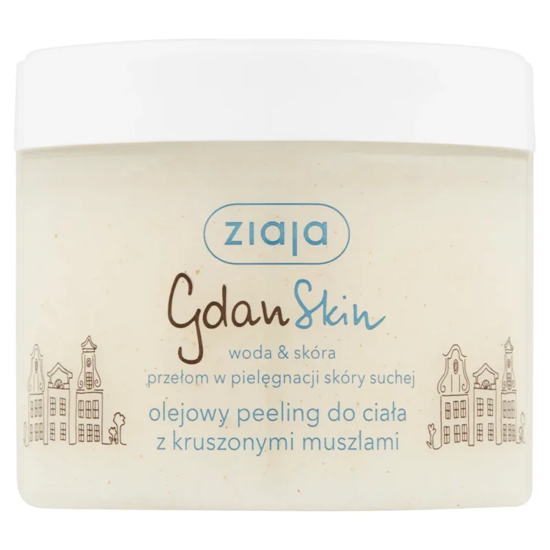 Ziaja GdanSkin, Exfoliant de corp cu ulei cu coji zdrobite, 300 ml — preț și oferte