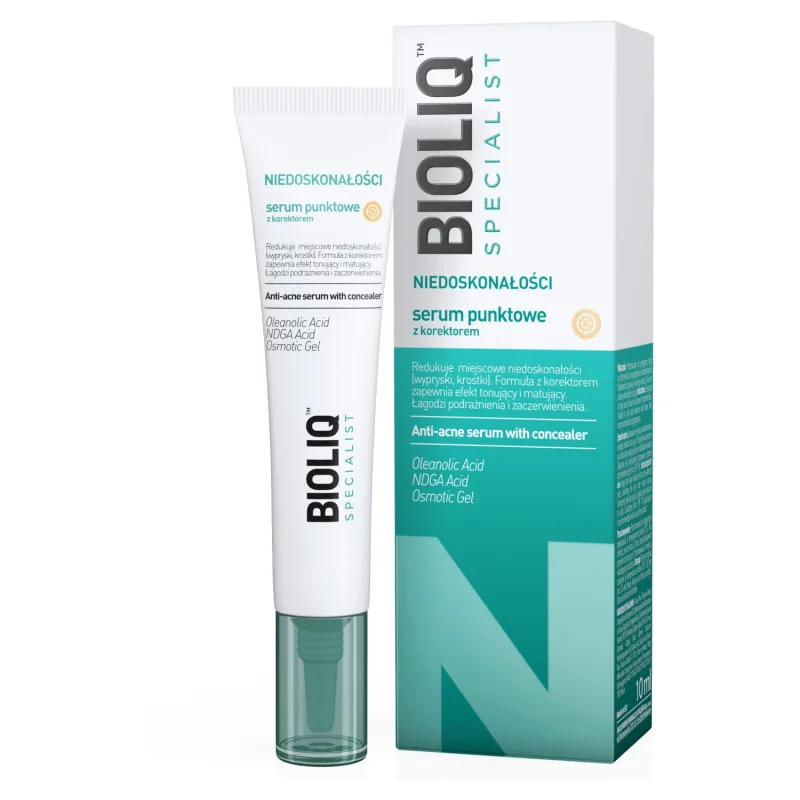Bioliq Specialist Imperfections, ser pentru imperfecțiuni, ser pentru pete cu corector, 10 ml — preț și oferte