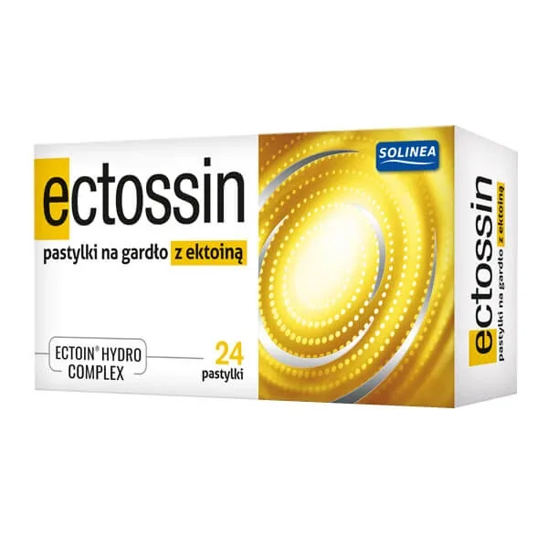 Ectossin, pastilă pentru gât cu ectoină, 24 bucăți — preț și oferte