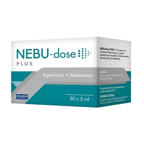 Nebu-Dose Plus, soluție de nebulizare 3% cu acid hialuronic, 5 ml x 30 fiole — preț și oferte