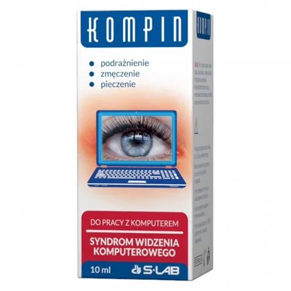Kompin, picături pentru ochi pentru lucrul la calculator, 10 ml — preț și oferte