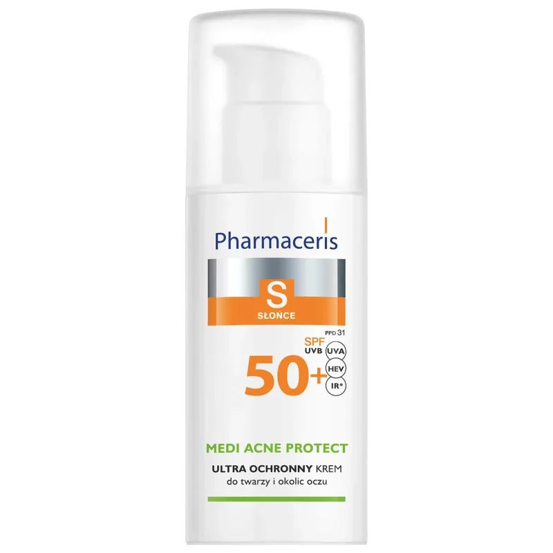 Pharmaceris S Medi Acne Protect, Cremă protectoare, pentru ten acneic, mixt și gras, 50 ml — preț și oferte