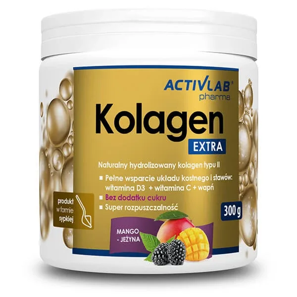 Activlab Pharma Collagen Extra, aromă de mango și fructe de pădure, 300 g — preț și oferte